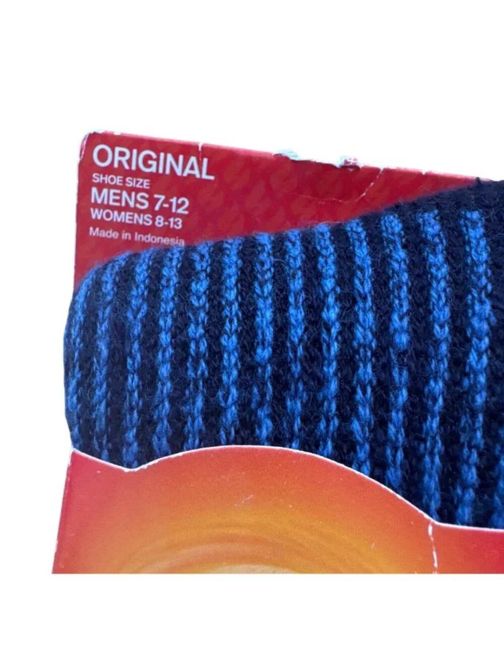 Heat Holder Socks 2.3 Women’s 8-13 NWT Navy Turn over Cuff Men's 7-12